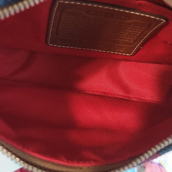 Coach Vintage Tartan Plaid 100% Wool Purse - Picture 10 of 12